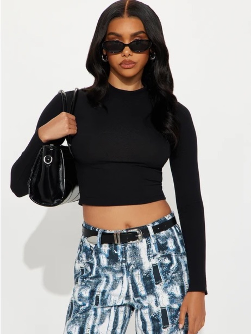 Gemma Mock Neck Long Sleeve Top NEW 🏷️